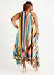 Multi Stripe Chain Neck Scarf Maxi Dress, Multi image number 1