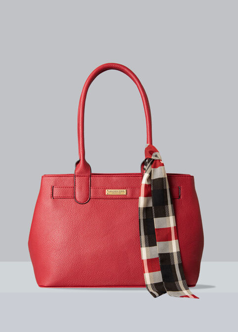 Trendy Designer London Fog Lorianna Chic Faux Leather Satchel Handbags image number 0