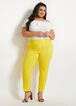 One Button Ankle Skinny Pant, Cyber Yellow image number 2