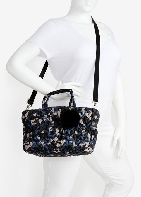 SR2 Camo Quilted Tote, Blue image number 3
