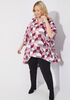 Abstract Print Hi Low Tunic, Foxglove image number 0