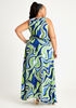 Layered Printed Romper, Parrot Green image number 1