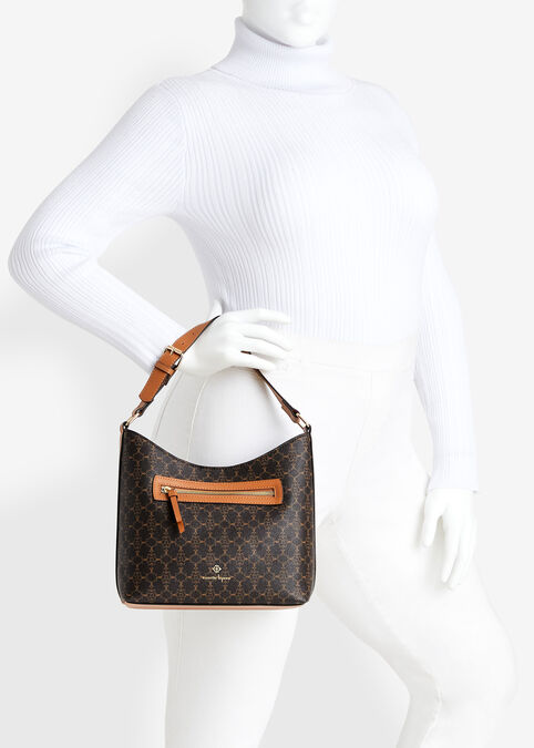 Nanette Lepore Maxine Bucket Bag, Chocolate Brown image number 3