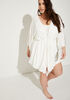 In Bloom Embroidered Robe, Ivory image number 2