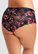 Floral Lace Cheeky Hipster Panty, Navy image number 1
