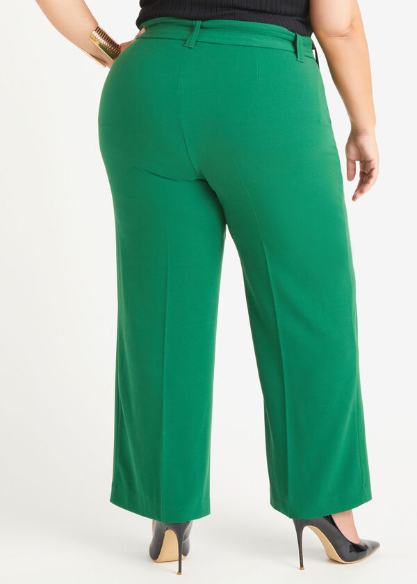 Belted Wide Leg Trousers, EDEN image number 1