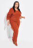 Plus Size Jogger Cable Knit Fall Essentials Basics Plus Size Knits image number 0