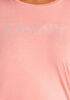 DKNY Rhinestone Logo T Shirt, Rust image number 2