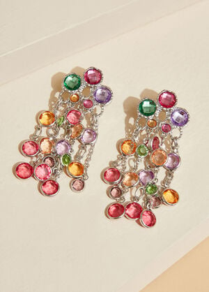 Crystal Chandelier Earrings, Multi image number 0