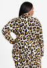 Leopard Print Utility Jacket, Tan image number 1