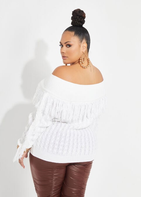 The Corinne Sweater, White image number 1