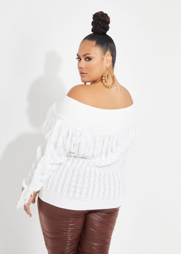 The Corinne Sweater, White image number 1