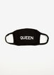Queen Fashion Face Mask, Black image number 2