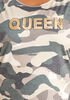 Queen Sequin Camo Jersey Tee, Multi image number 1