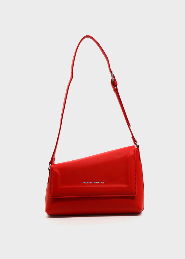 French Connection Layla Angled Bag, Red image number 0
