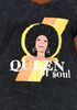Rhinestone Queen of Soul Tee, Black image number 1