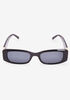 Sean John Rectangle Sunglasses, Black image number 0