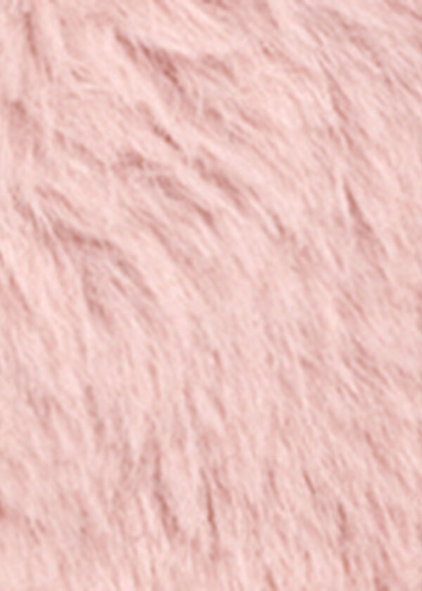 Nine West Faux Fur Slippers, Pink image number 3