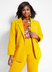 Tall Roll Cuff One Button Blazer, Nugget Gold image number 0