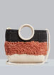 Trendy Nanette Lepore Cabo Ring Handle Textured Colorblock Satchel image number 0