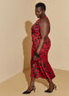 Flounced Leopard Midaxi Dress, Red image number 2