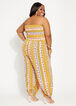 Tie Cuff Skinny Leg Jumpsuit, Amber Gold image number 1