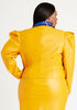 Two Tone Faux Leather Jacket, Nugget Gold image number 1