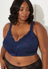 Front Close Wireless Posture Bra, Navy image number 0