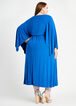 Kimono Tie Waist Wrap Maxi Dress, Classic Blue image number 1