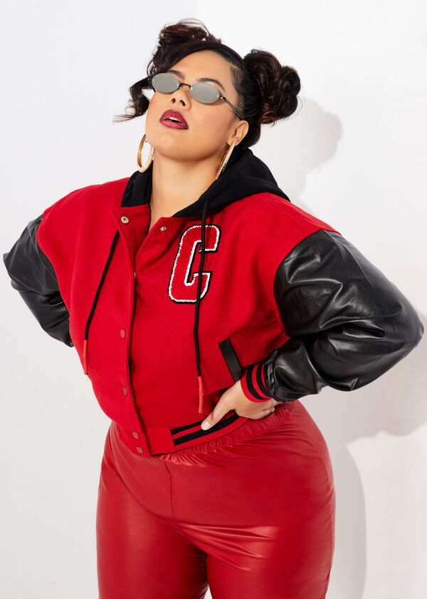 The Chicago Baseball Jacket, Red image number 0