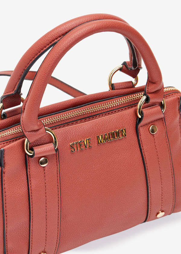 Trendy Steve Madden BJules Satchel Embossed Faux Leather Handbag
