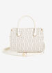 Bebe James Small Satchel, White image number 2