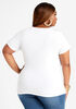 Blessed Mom Graphic Tee, White image number 2