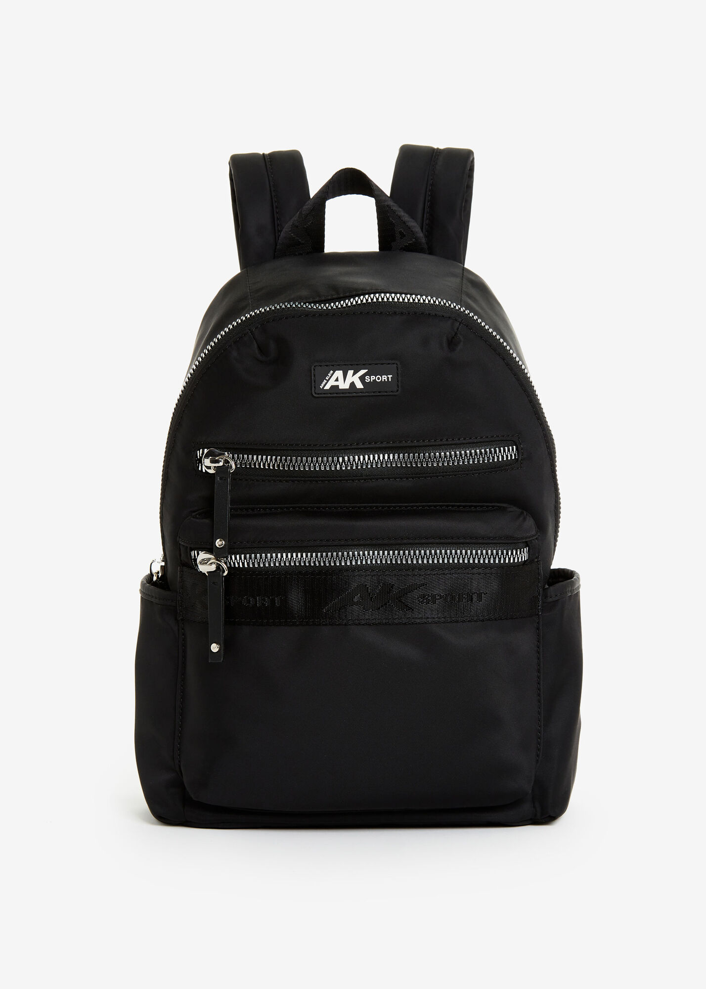 Trendy Designer Anne Klein Sport Midi Nylon Logo Spacious Backpack