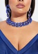 Crystal Chain Link Necklace, Sodalite image number 2