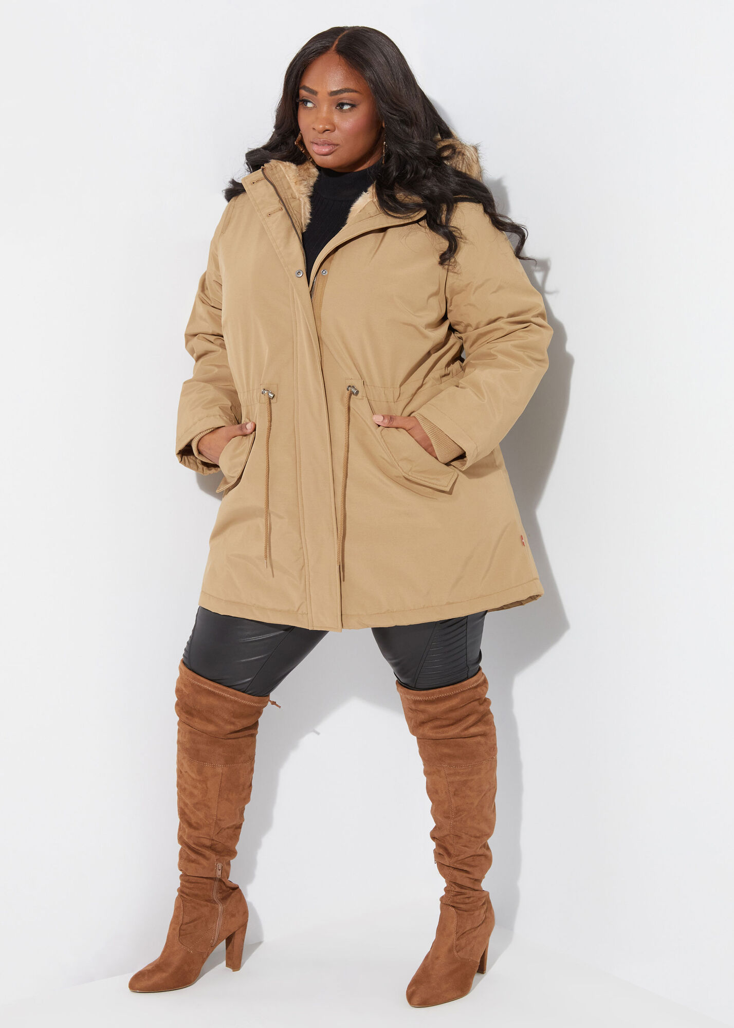 Plus Size Levi's Outerwear Quilted Cozy Warm Parka Coat Cute Puffer