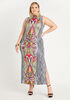 Tall Paisley Cowl Neck Maxi Dress, Multi image number 0