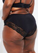 Butterfly Micro Lace Hipster Panty, Black image number 1