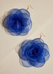 Organza Flower Earrings, Surf The Web image number 0