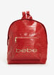 Trendy Designer Bebe Fabiola Large Croco Backpack Chic Handbag image number 0