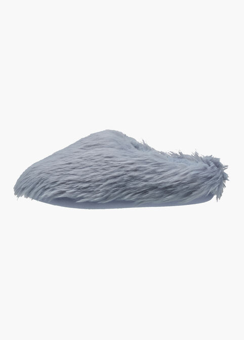 Nine West Fuzzy Faux Fur Clogs, Grey image number 1