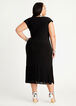 Tall Sleeveless Fringe Maxi Dress, Black image number 1