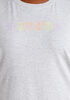 DKNY Sport Ombre Logo Tee, Pearl Grey Heather/Zest image number 1