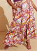 Abstract Print Cotton Maxi Skirt, Multi image number 0