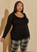 Plus Size T Shirt Plus Size Tee Plus Size Tops Basic Long Sleeved Top image number 0