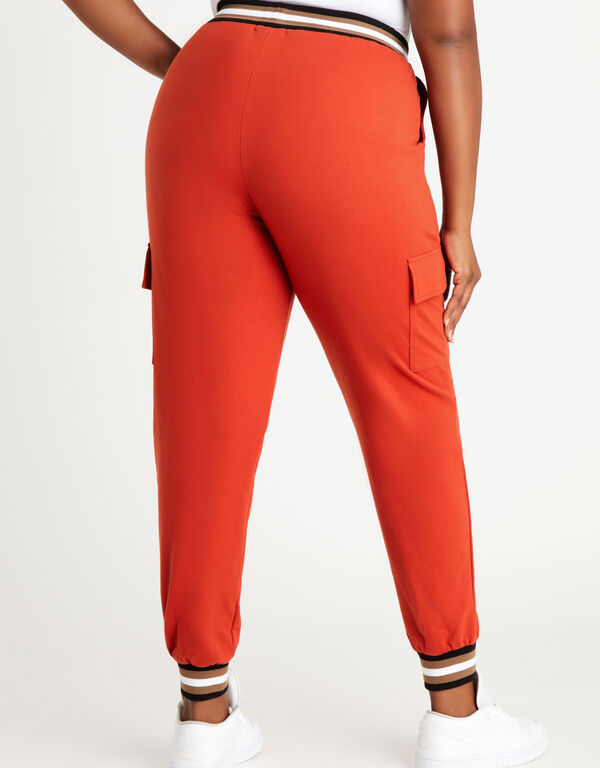 Cotton Cargo Athleisure Jogger, Rooibos image number 1