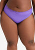 Microfiber & Lace Hipster Brief, Violetta image number 0