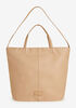 London Fog Laura Faux Leather Tote, Light Beige image number 0