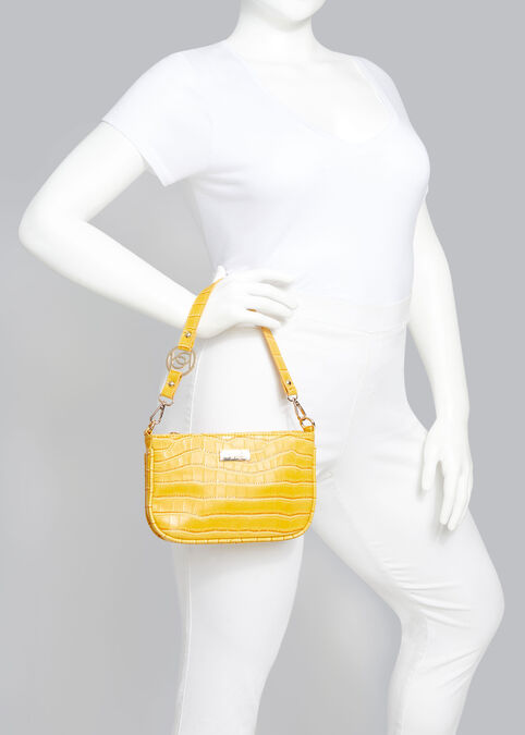 Bebe Tara Mini Shoulder Bag, Yellow image number 3