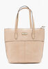 London Fog Maille Faux Lizard Tote, Ivory image number 0